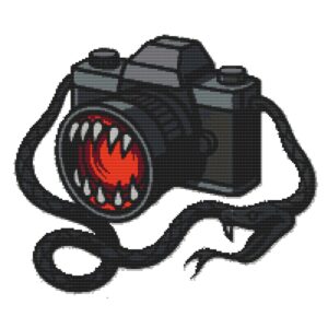 Halloween Camera - Cross stitch pattern