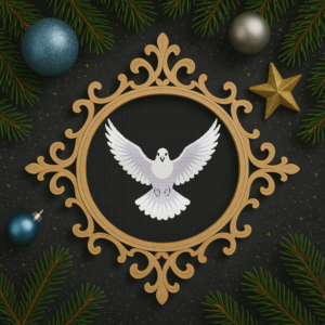 White dove - Cross stitch pattern PDF