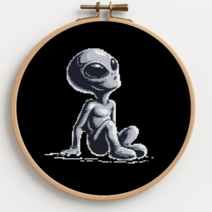 Alien - Cross stitch pattern PDF