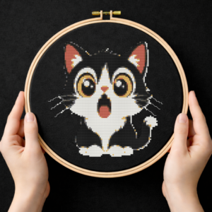 Cute kitten - Cross stitch pattern PDF